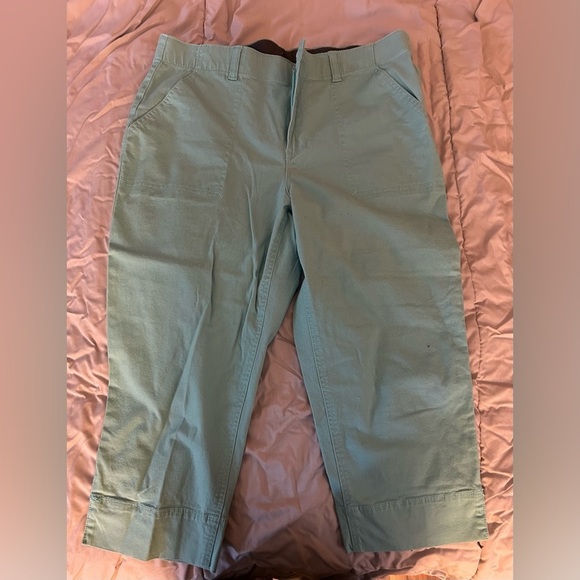 Gloria Vanderbilt Teal Capris Pants - Picture 6 of 6